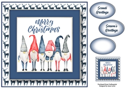 Scandi Christmas Elves 8x8