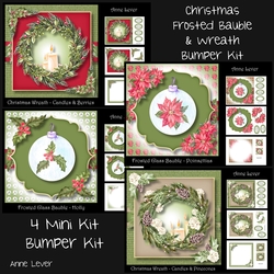 Christmas Frosted Bauble & Wreath Bumper Kit