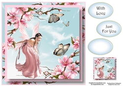 Flower Fairy Of The Cherry Blossom 8x8
