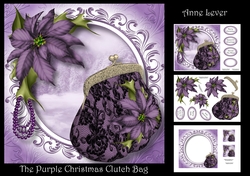 The Purple Christmas Clutch Bag