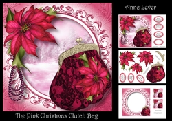 The Pink Christmas Clutch Bag