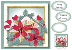 Christmas Glitter - Envelope 8x8