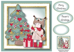 Christmas Glitter - Tree Presents 8x8