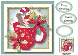 Christmas Glitter - Hot Choc 8x8