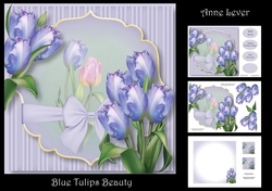 Blue Tulips Beauty