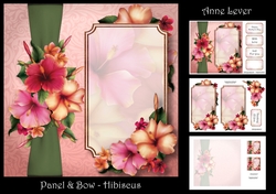 Panel & Bow - Hibiscus