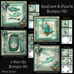 Seafoam & pearls Bumper Kit