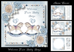 Welcome Twin Baby Boys