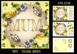 Mum - Yellow Roses