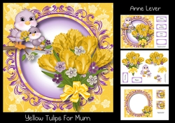 Yellow Tulips For Mum