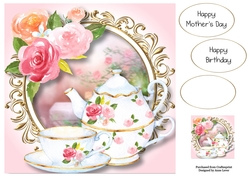 Time For Tea - In The Pink 8x8