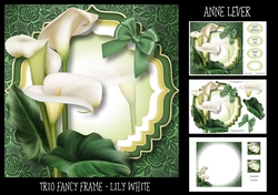 Trio Fancy Frame - Lily White