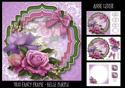 Trio Fancy frame - Belle Purple