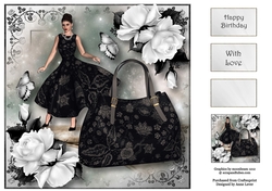 Handbags & Gladrags - Monochrome 8x8