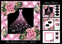 The Diamond Gown - Pink