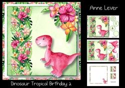 Dinosaur Tropical Birthday 2