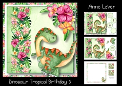 Dinosaur Tropical Birthday 3