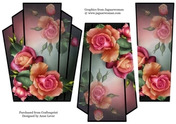 Persian Roses Art Deco Stacker