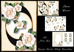 Centre Circle White Camellias
