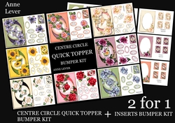 2 for 1 Centre Circle QUICK TOPPERS & INSERTS Bumper Kits