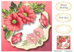 Chrysanthemum Corner - Perfectly Pink 8x8