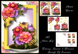 Teacup, Saucer & Flowers - Breath Of Summer