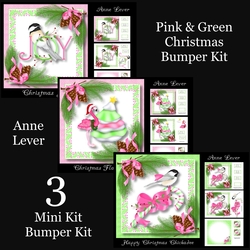 Pink & Green Christmas Bumper Kit