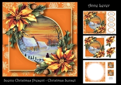 Scenic Christmas Present - Christmas Sunset