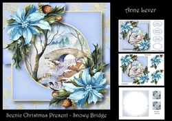 Scenic Christmas Present - Snowy Bridge