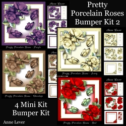 Pretty Porcelain Roses Bumper Kit 2