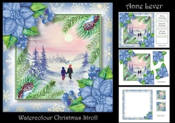 Watercolour Christmas Stroll