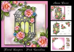 Floral Lantern - Pink Camellias