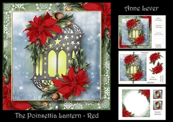 The Poinsettia Lantern - red