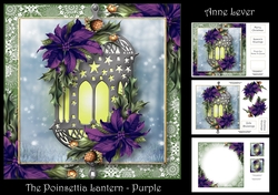The Poinsettia Lantern - Purple