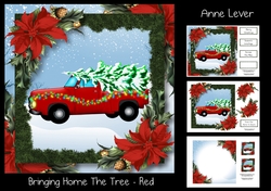 Bringing Home The Tree - Red