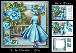 Lady Camellia - Blue
