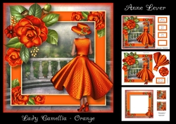 Lady Camellia - Orange