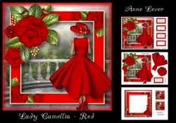 Lady Camellia - Red