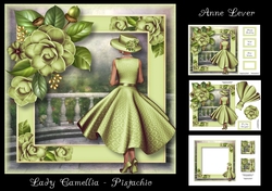 Lady Camellia - Pistachio