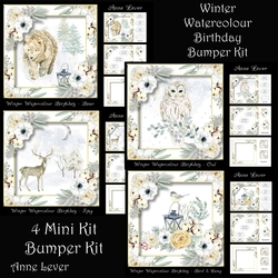 Winter Watercolour Birthday Bumper Kit