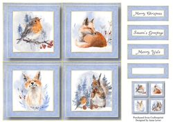 Once In The Forest Quad Frame 8x8