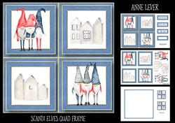 Scandi Elves Quad Frame