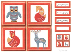 Scandinavian Christmas Jumper Quad Frame 8x8
