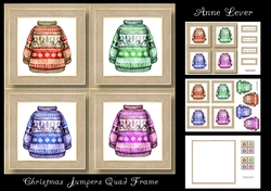 Christmas Jumper Quad Frame