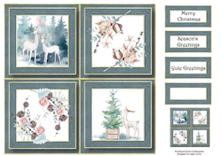 Gentle Winter Quad Frame 8x8