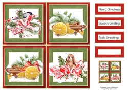 Cinnamon & Orange Quad Frame 8x8