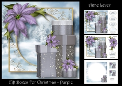 Gift Boxes For Christmas - Purple