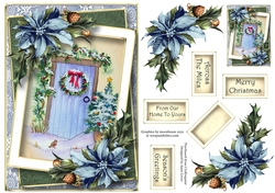 Framed Christmas - The Christmas Wreath A5
