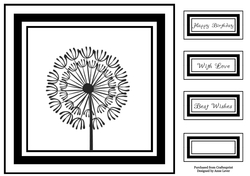 Monochrome Dandelion 2