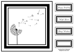 Monochrome Dandelion 4
